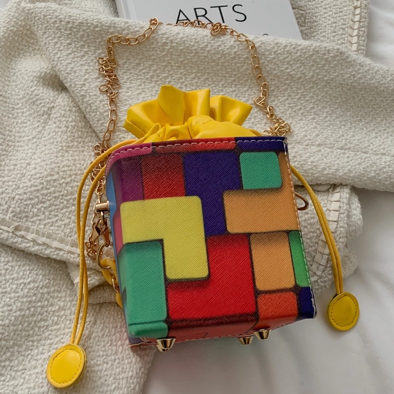 Umhängetasche Würfelspiel – Bild 5