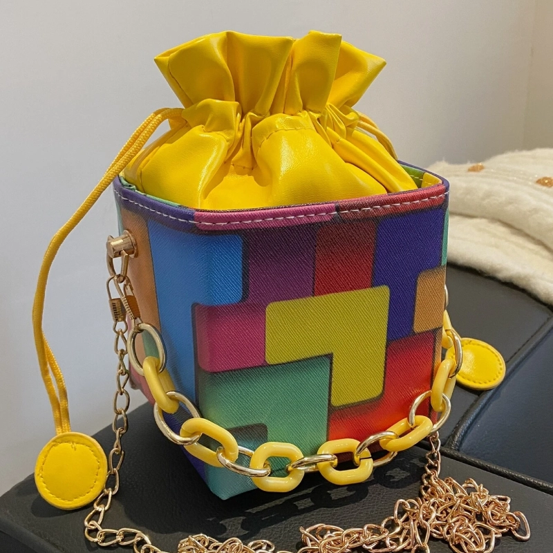 Umhängetasche Würfelspiel – Bild 4