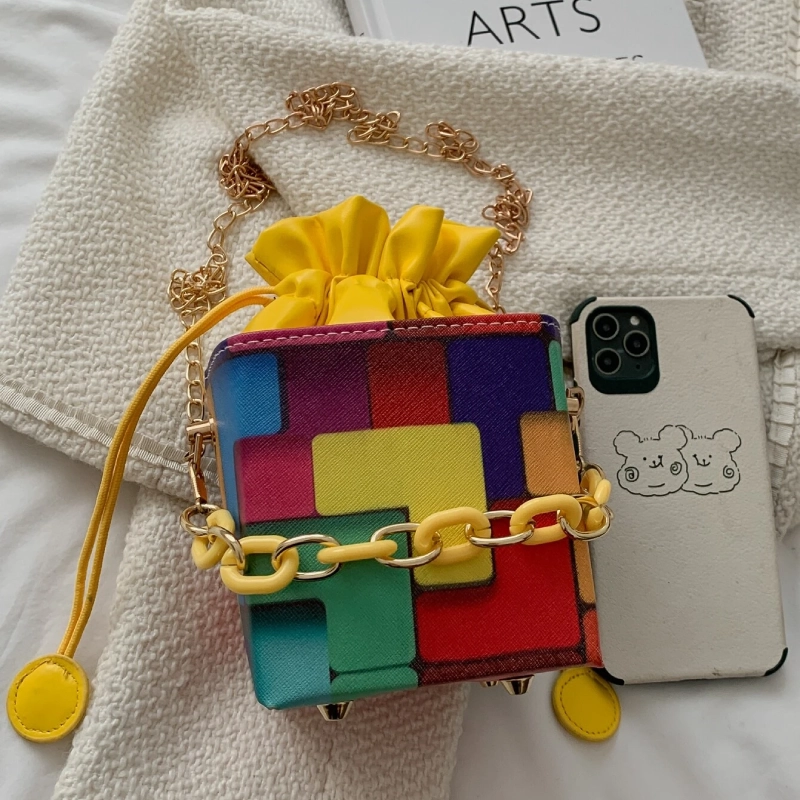 Umhängetasche Würfelspiel – Bild 3